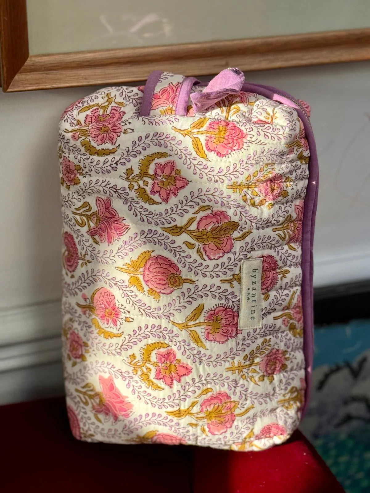 Grande trousse Ephèse rose - Byzantine - Margothe