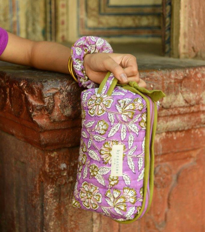 Petite trousse de toilette - Carthage Lilas