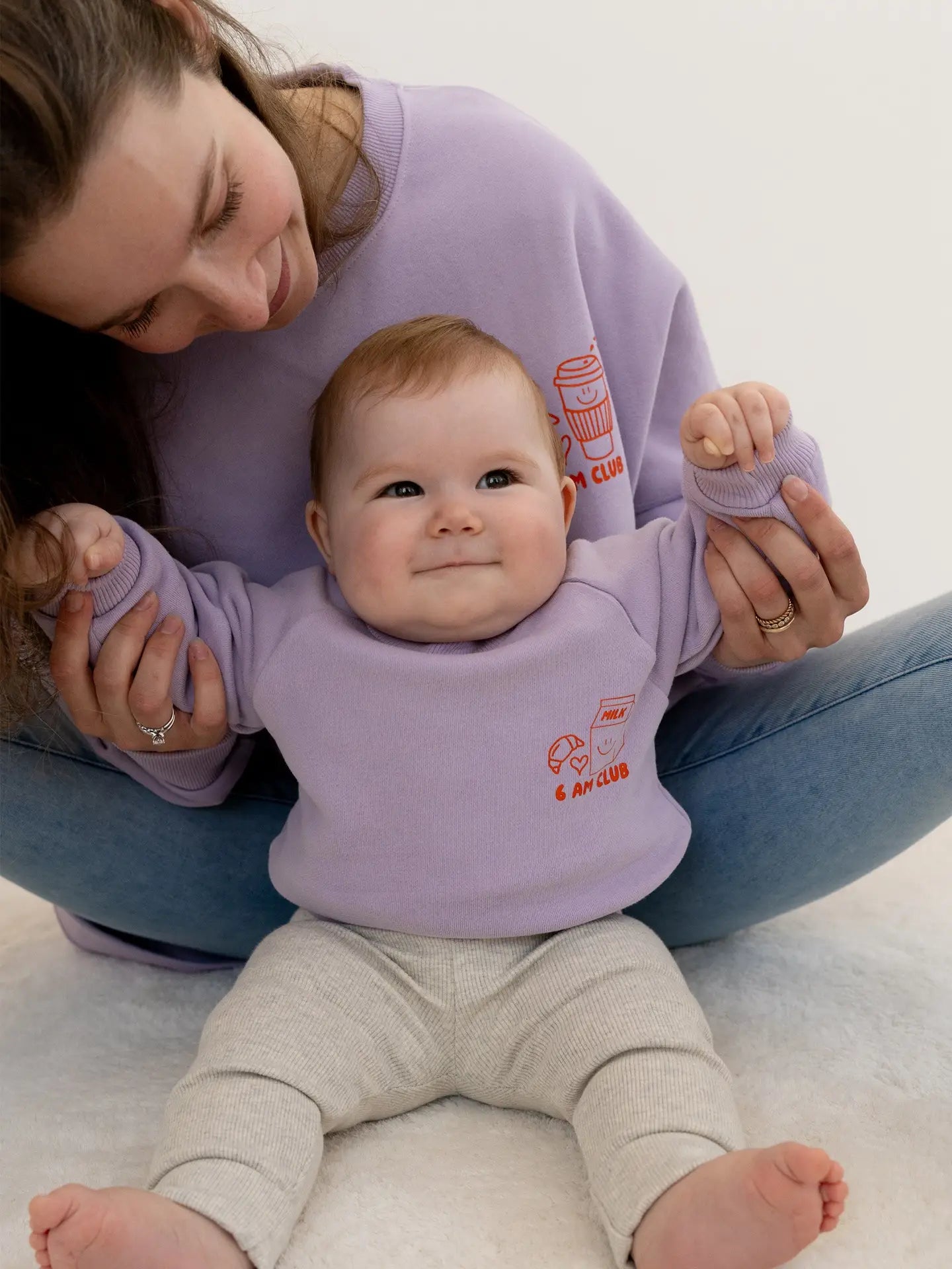 Sweat 6AM club lilas