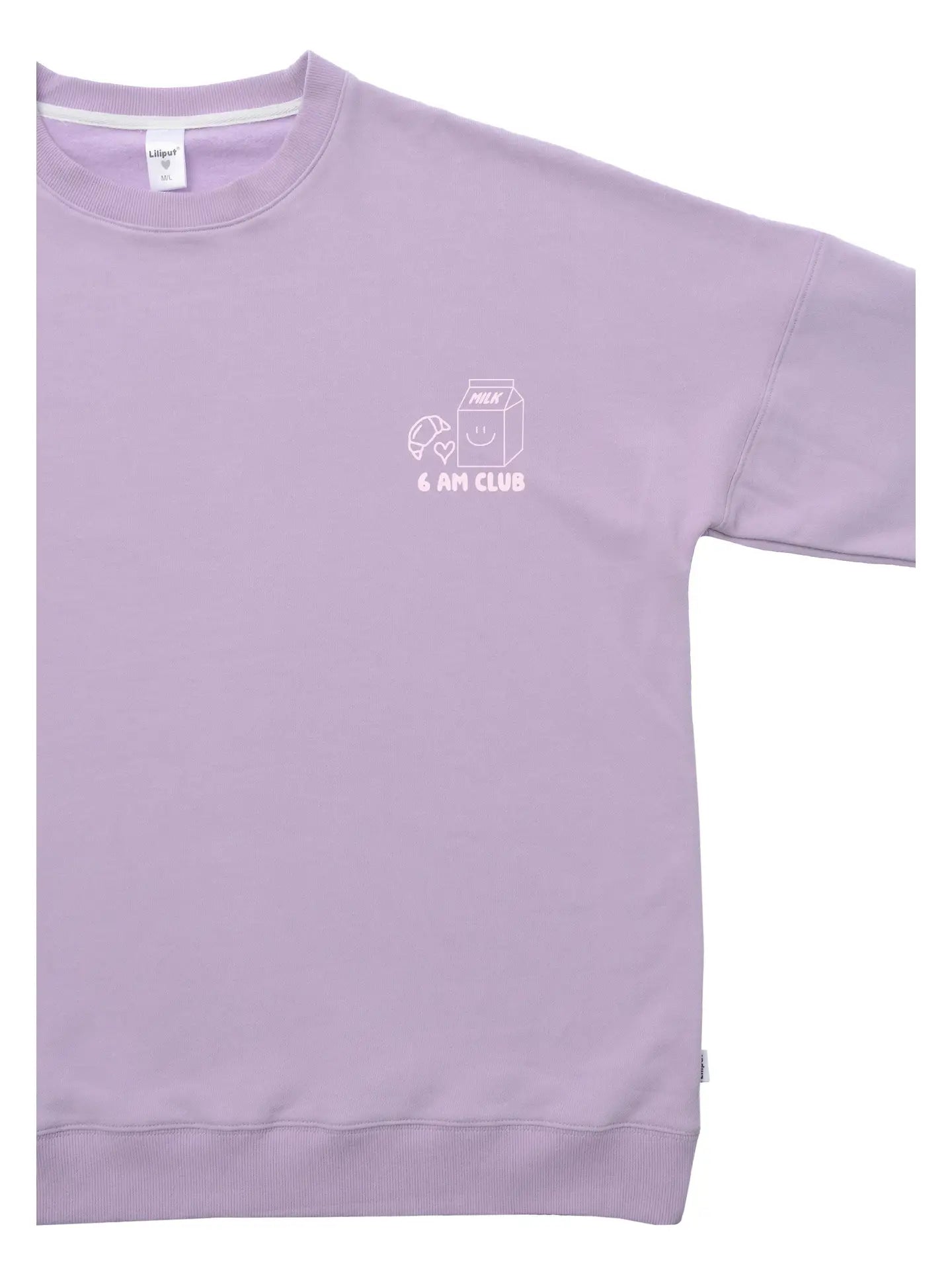 Sweat 6AM lilas (adulte)