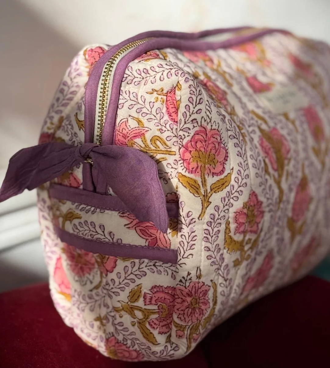 Petite trousse Ephèse rose - Byzantine - Margothe