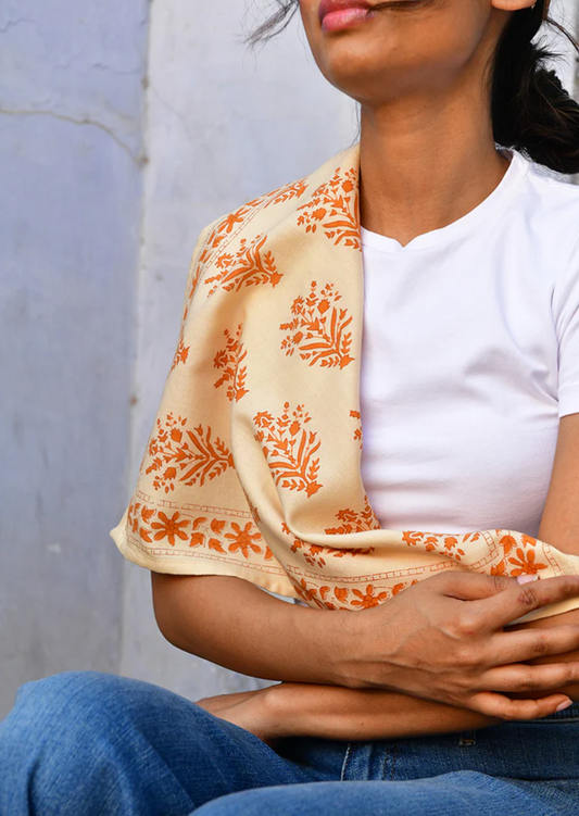Petit Foulard Galatie Dune - Byzantine - Margothe
