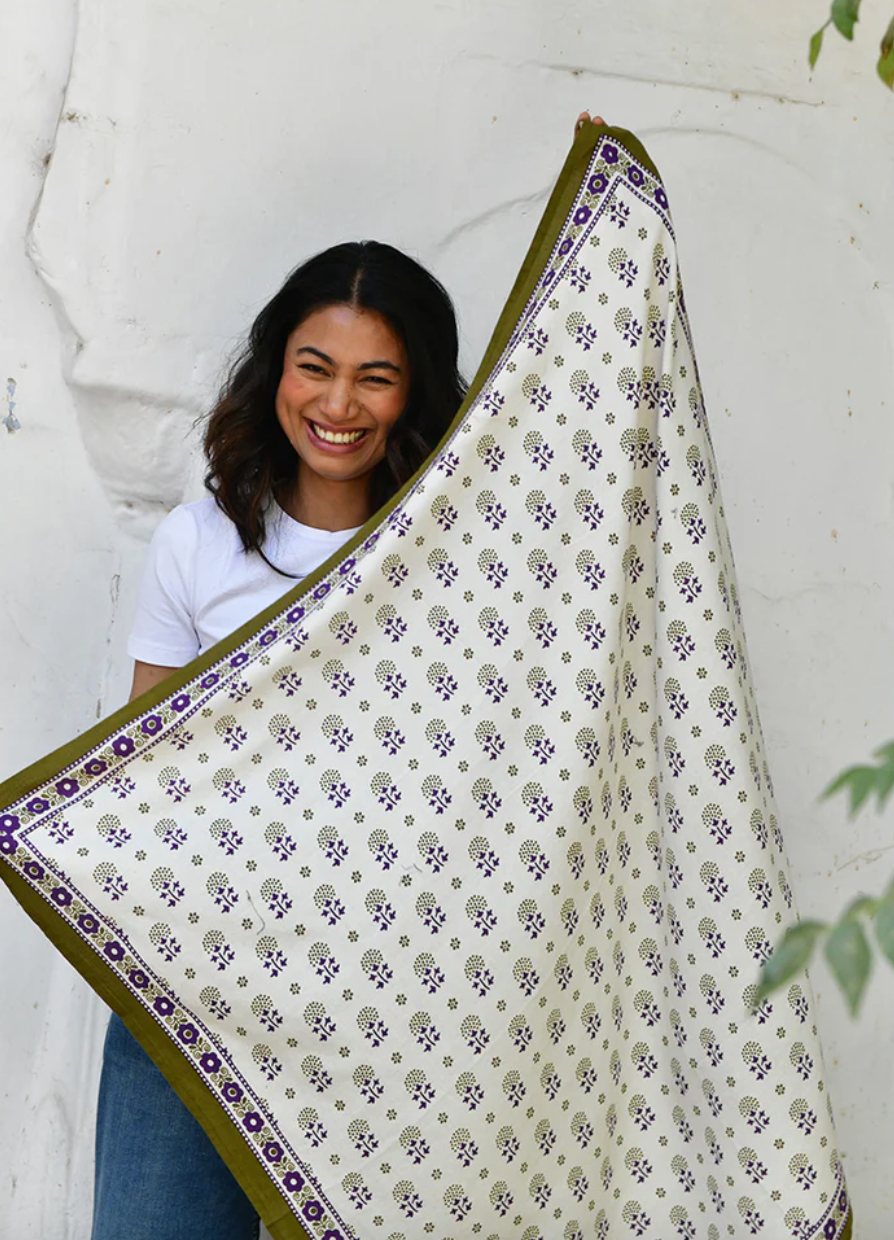 Foulard Anastase Ecru - Byzantine - Margothe