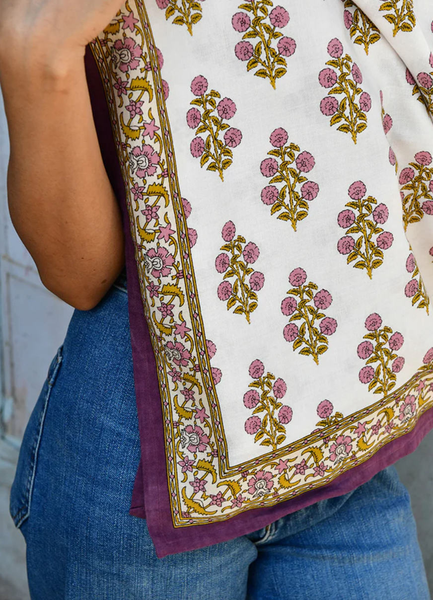 Foulard Antigone jour - Byzantine - Margothe
