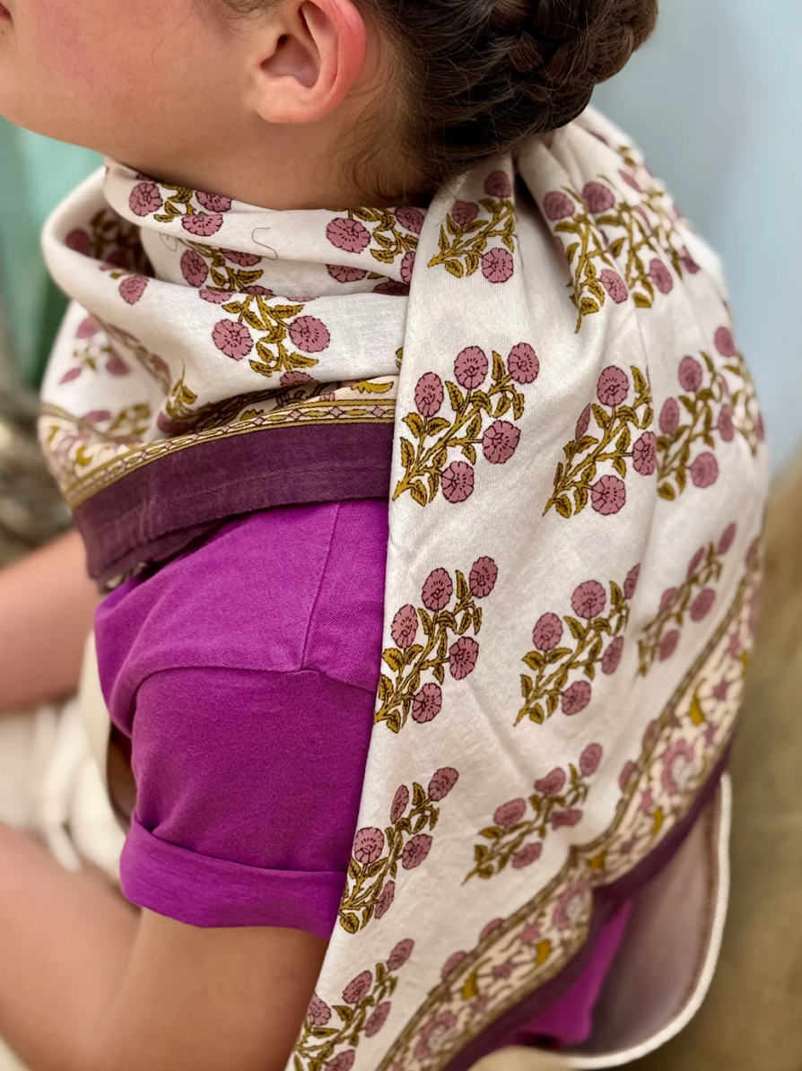 Foulard Antigone jour - Byzantine - Margothe
