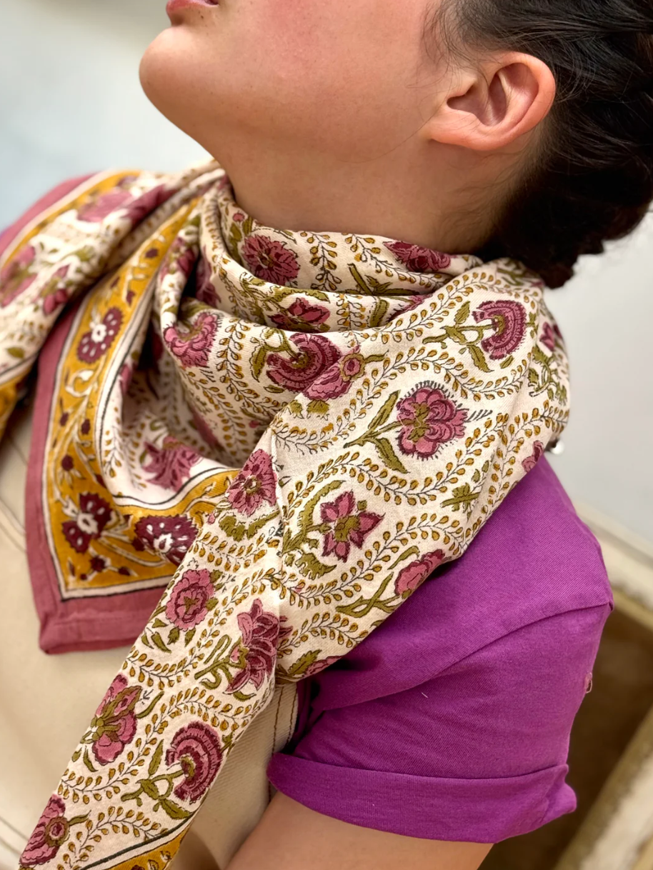Foulard Ephèse dune - Byzantine - Margothe