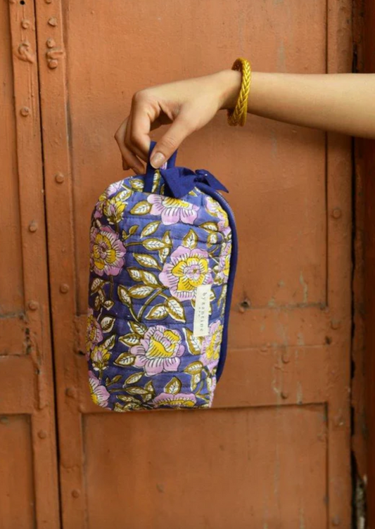 Petite trousse de toilette N°113 Bleu - Byzantine