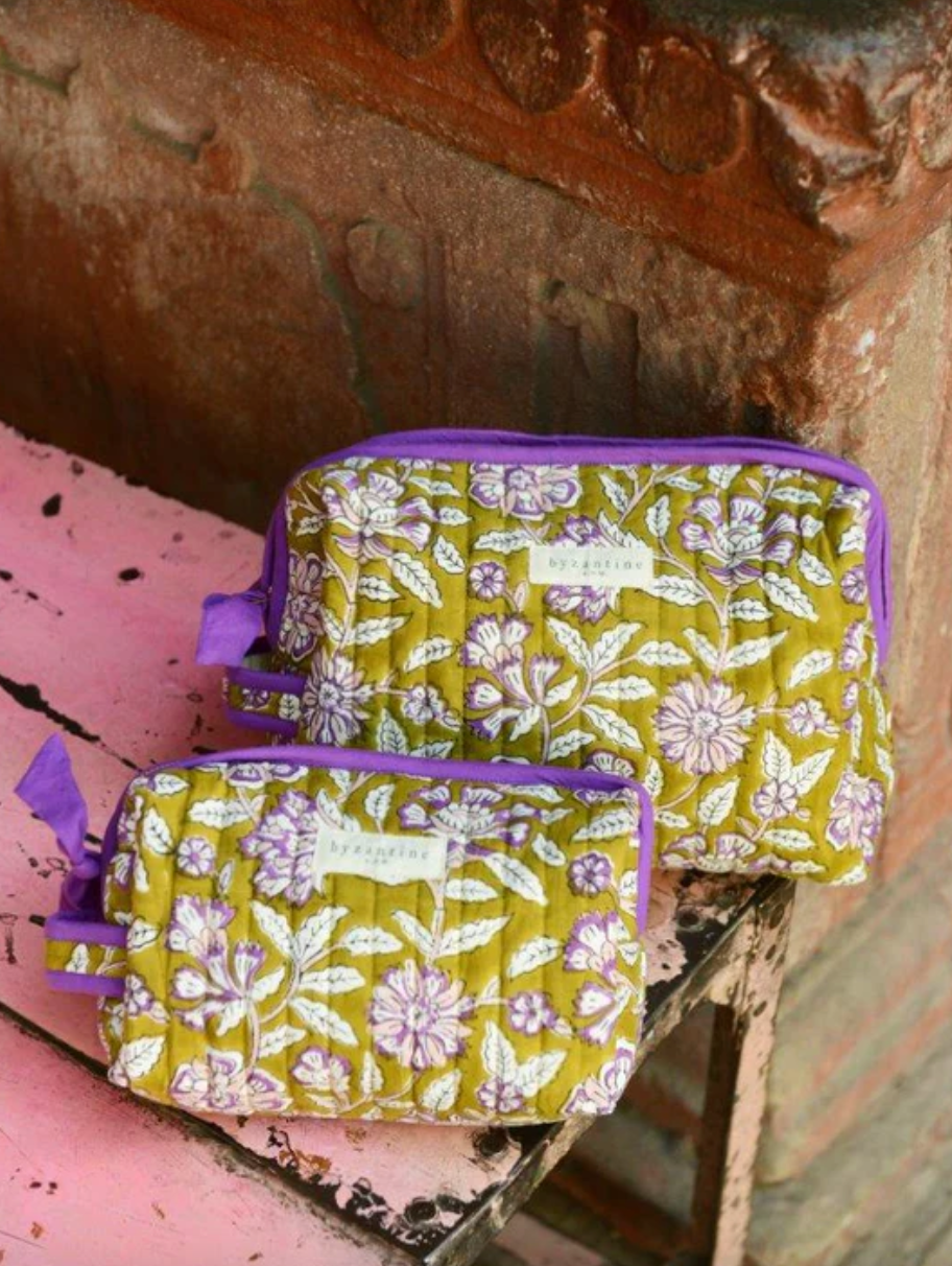 Petite trousse de toilette Carthage Kaki - Byzantine