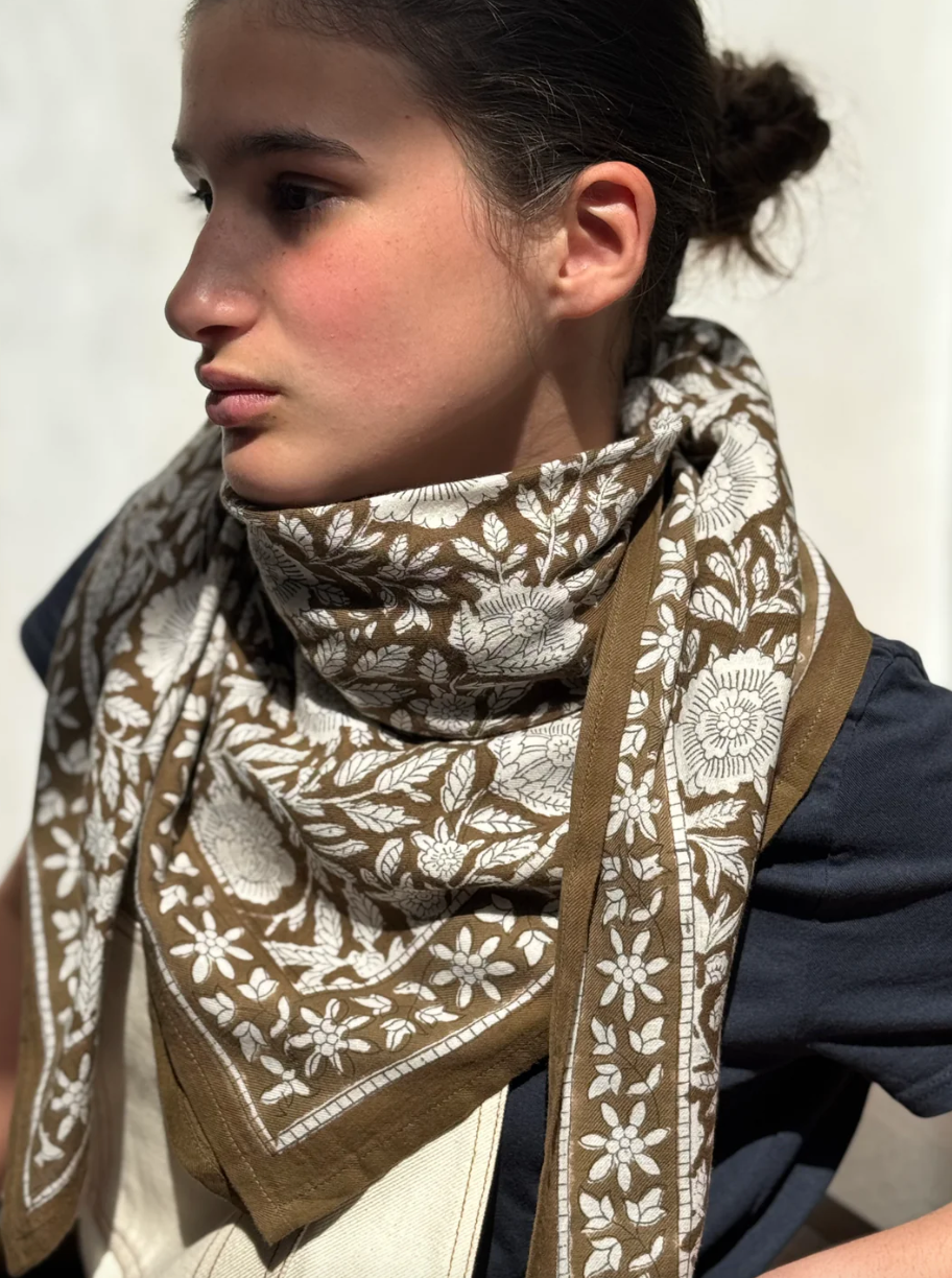 Foulard ANTIOCHE Kaki - Byzantine
