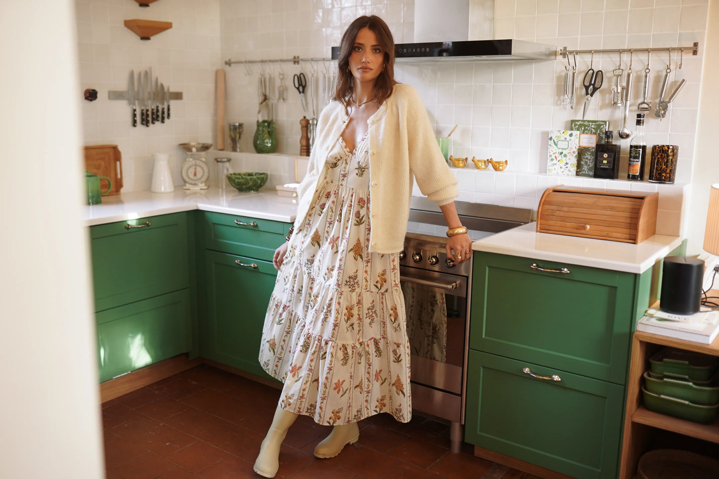 Robe Florane beige - Margothe