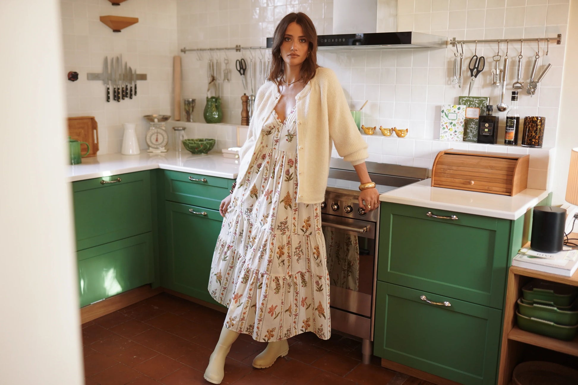 Robe Florane beige - Margothe