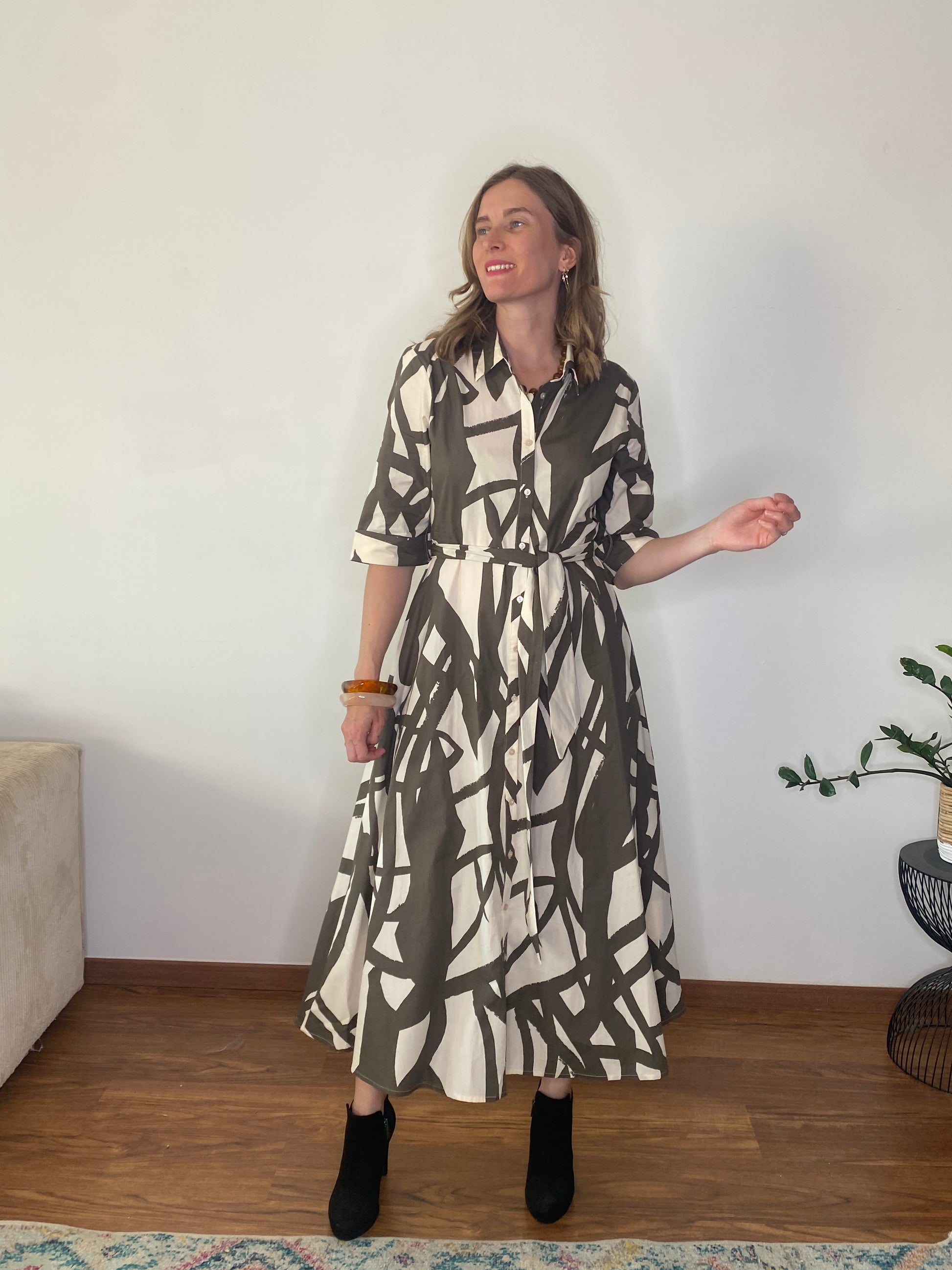 Robe Biba longue kaki - Margothe