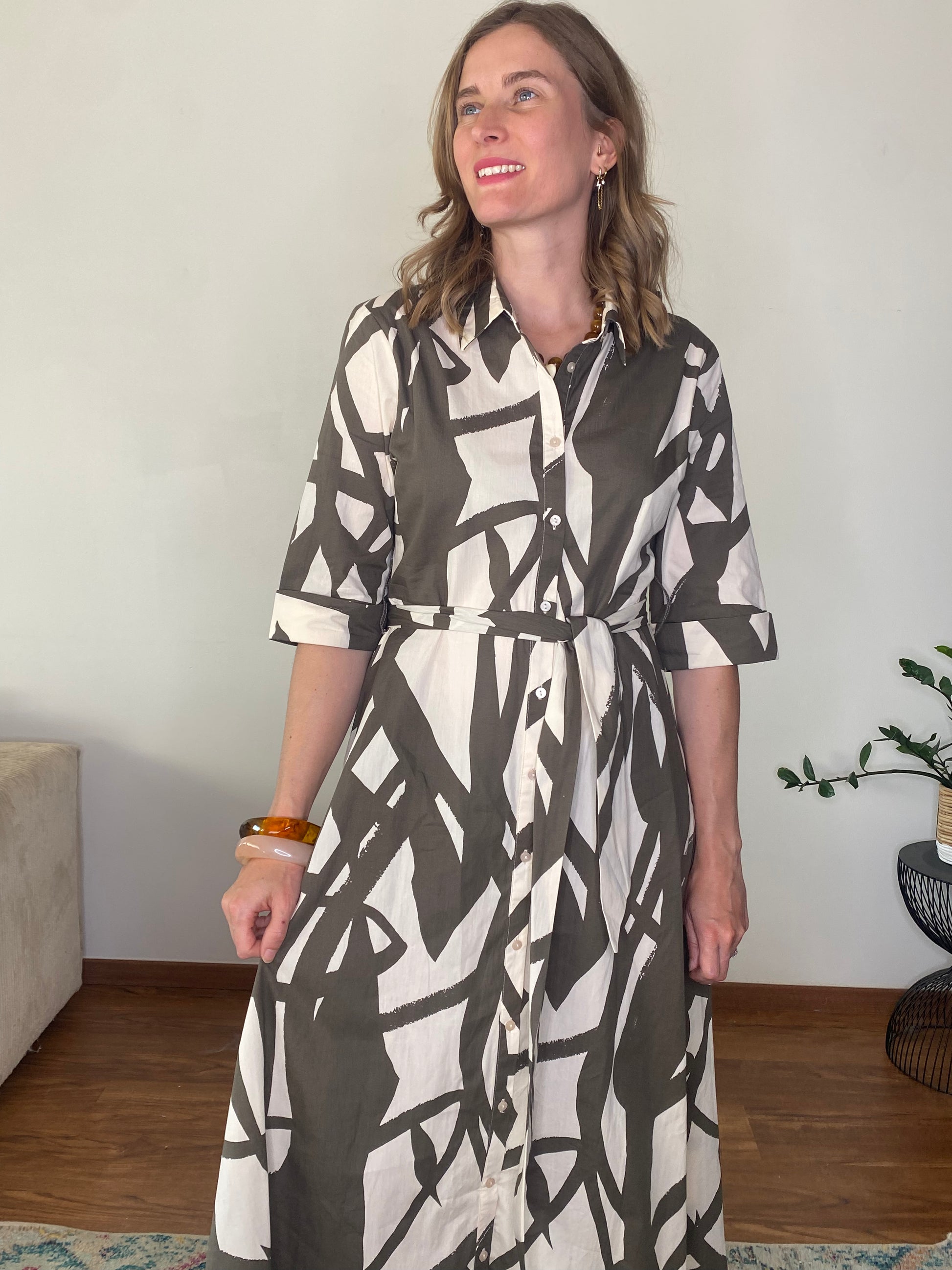 Robe Biba longue kaki - Margothe