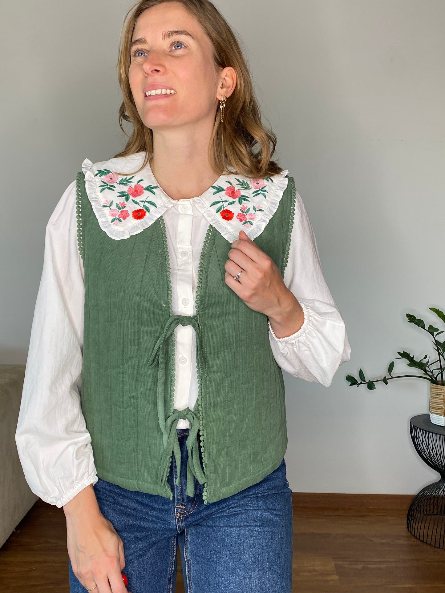 Chemise Chery blanche à col