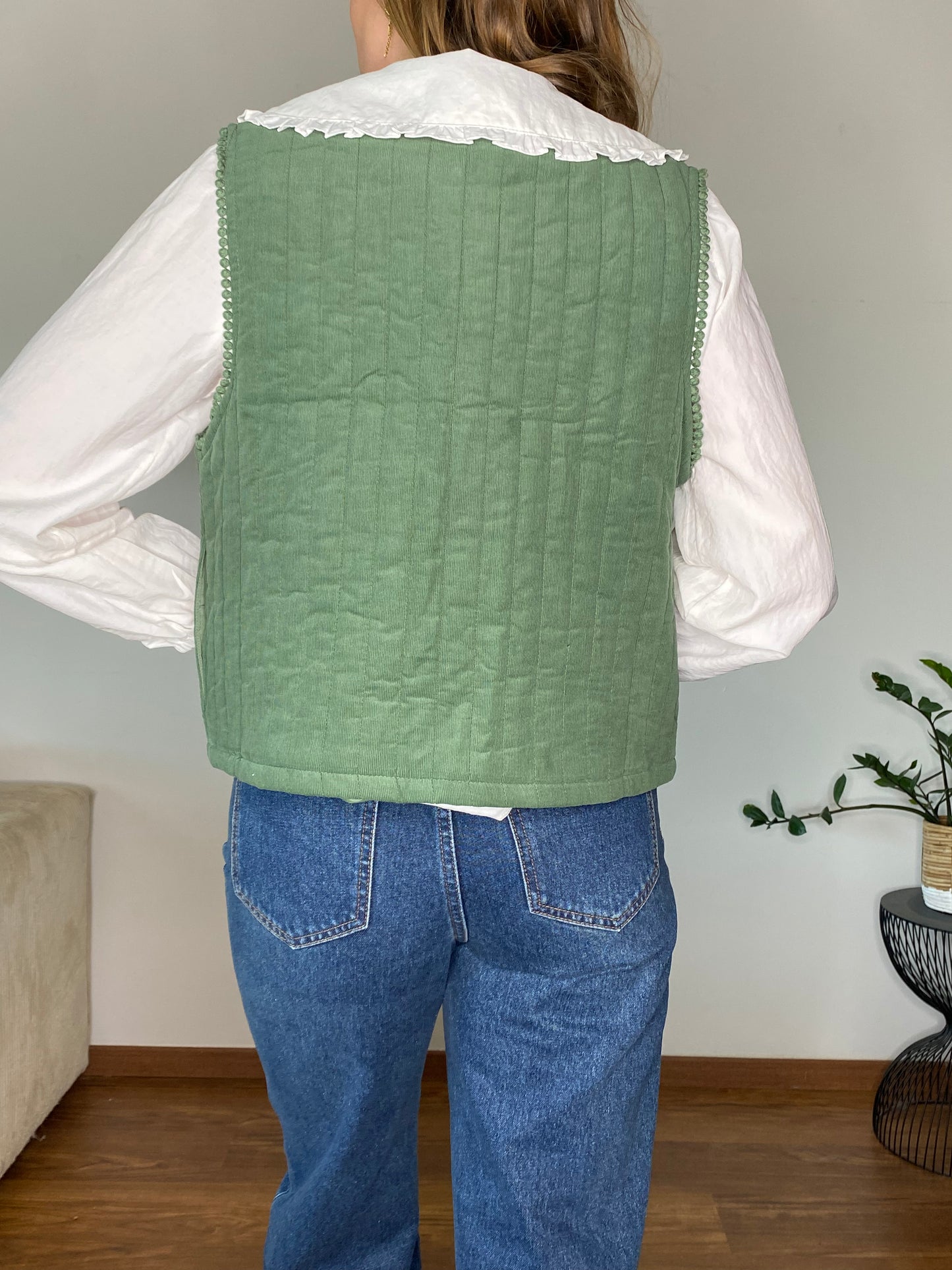 Gilet sans manches Gabriela vert - Margothe