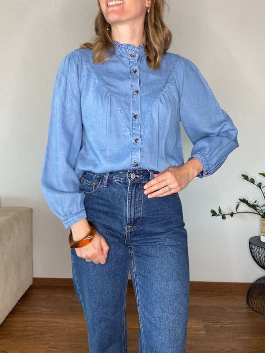Blouse Therese bleue - Margothe