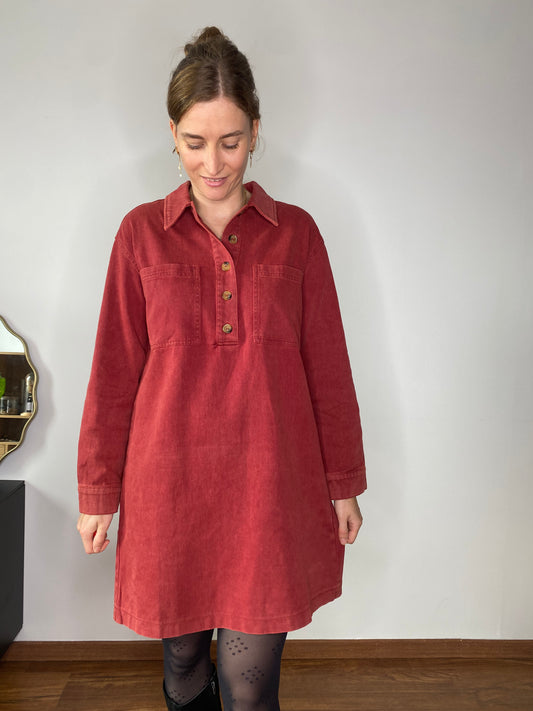 Robe Ella brique