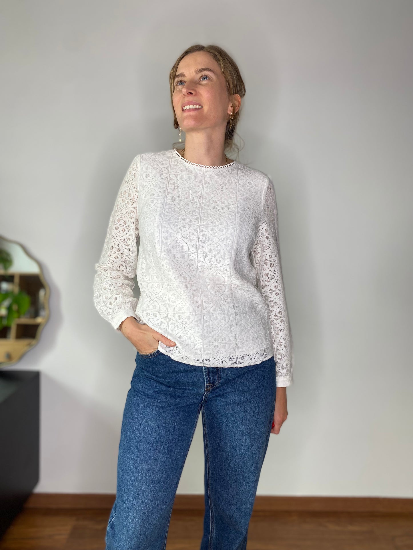 Blouse Brittany blanche