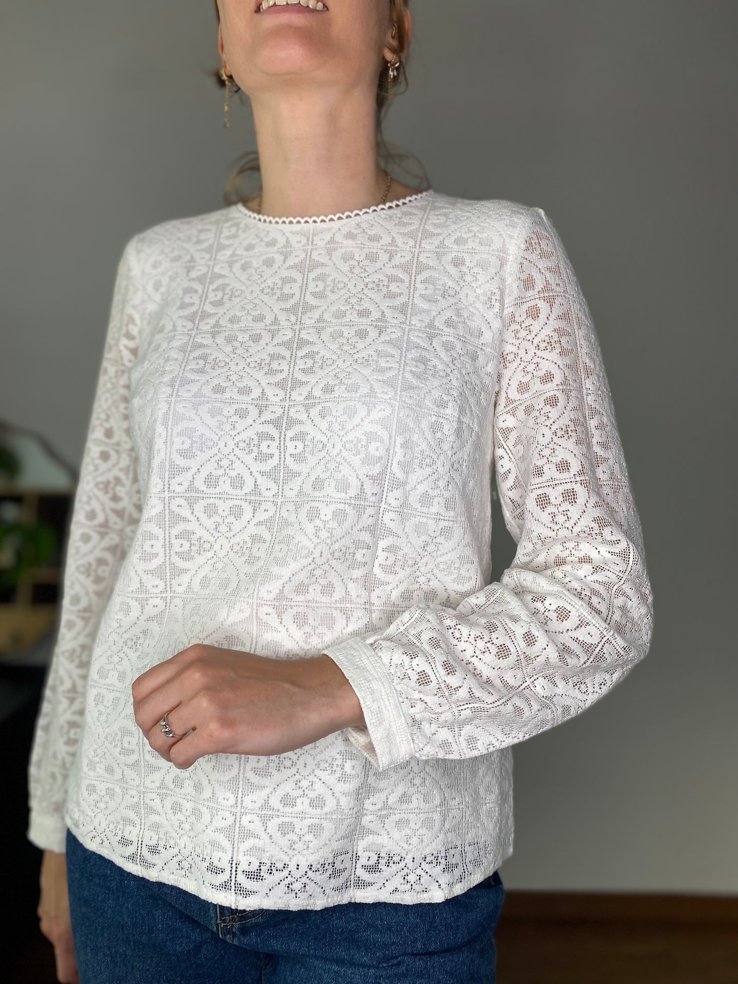 Blouse Brittany blanche