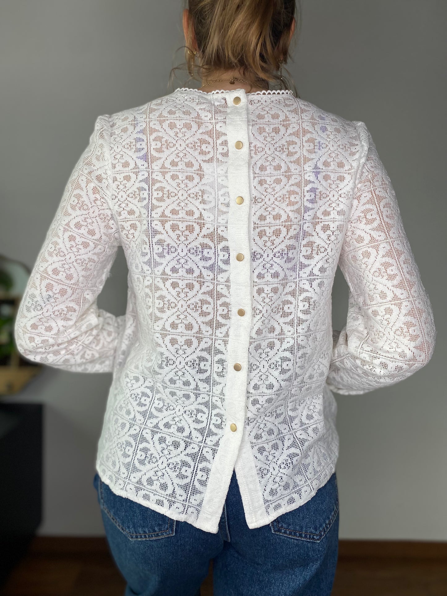Blouse Brittany blanche