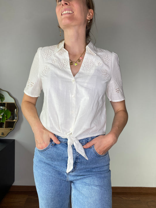 Chemisier Joy blanc