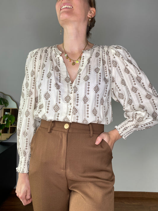 Blouse Emily chocolat