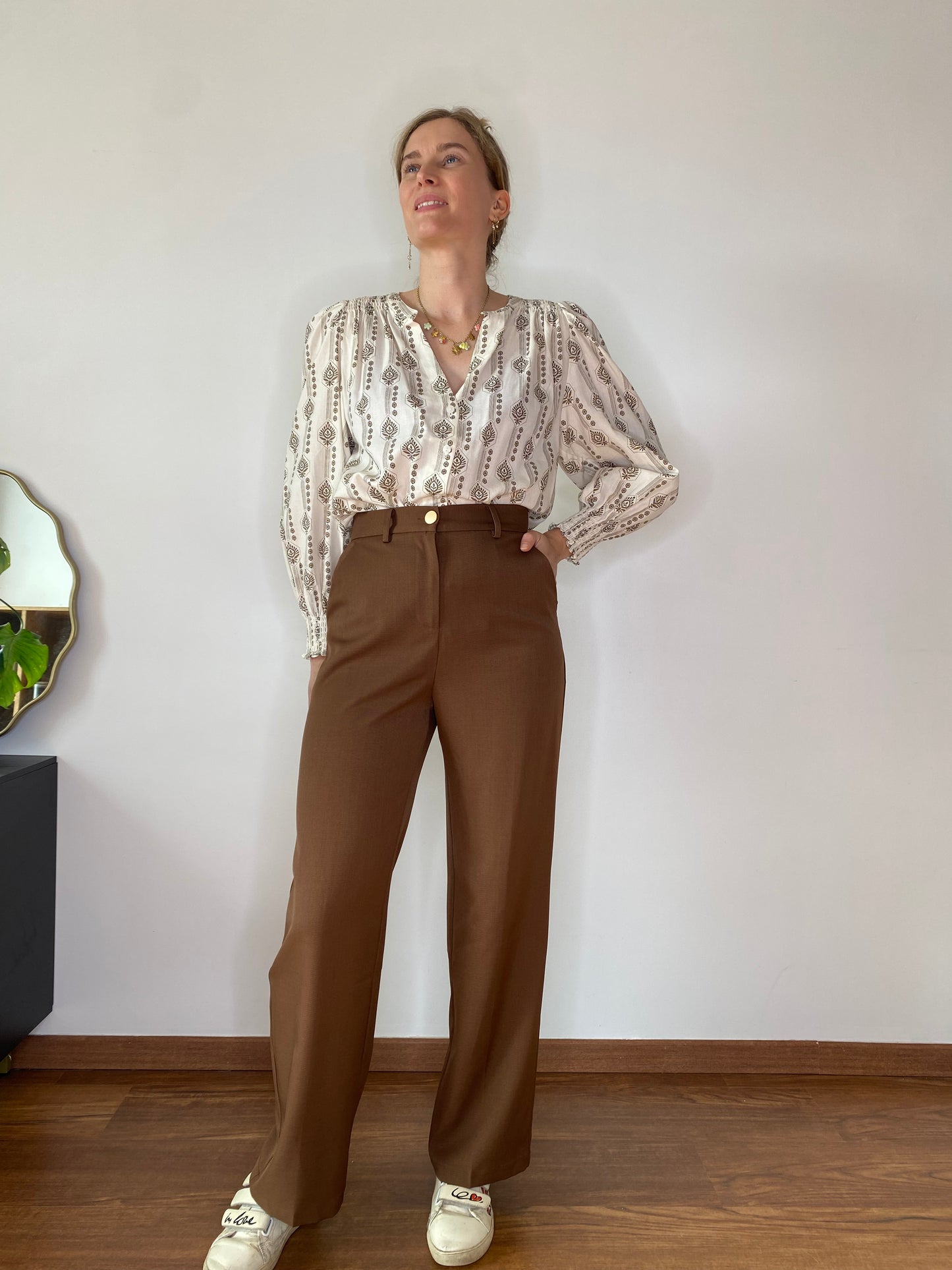 Pantalon chocolat Ivy