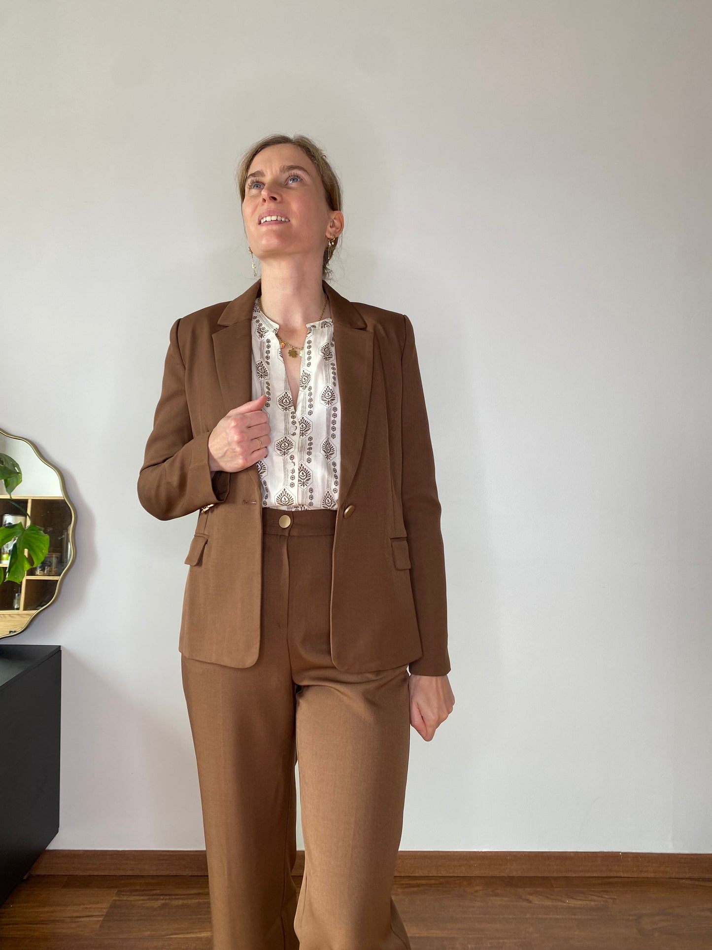 Blazer chocolat Ivy