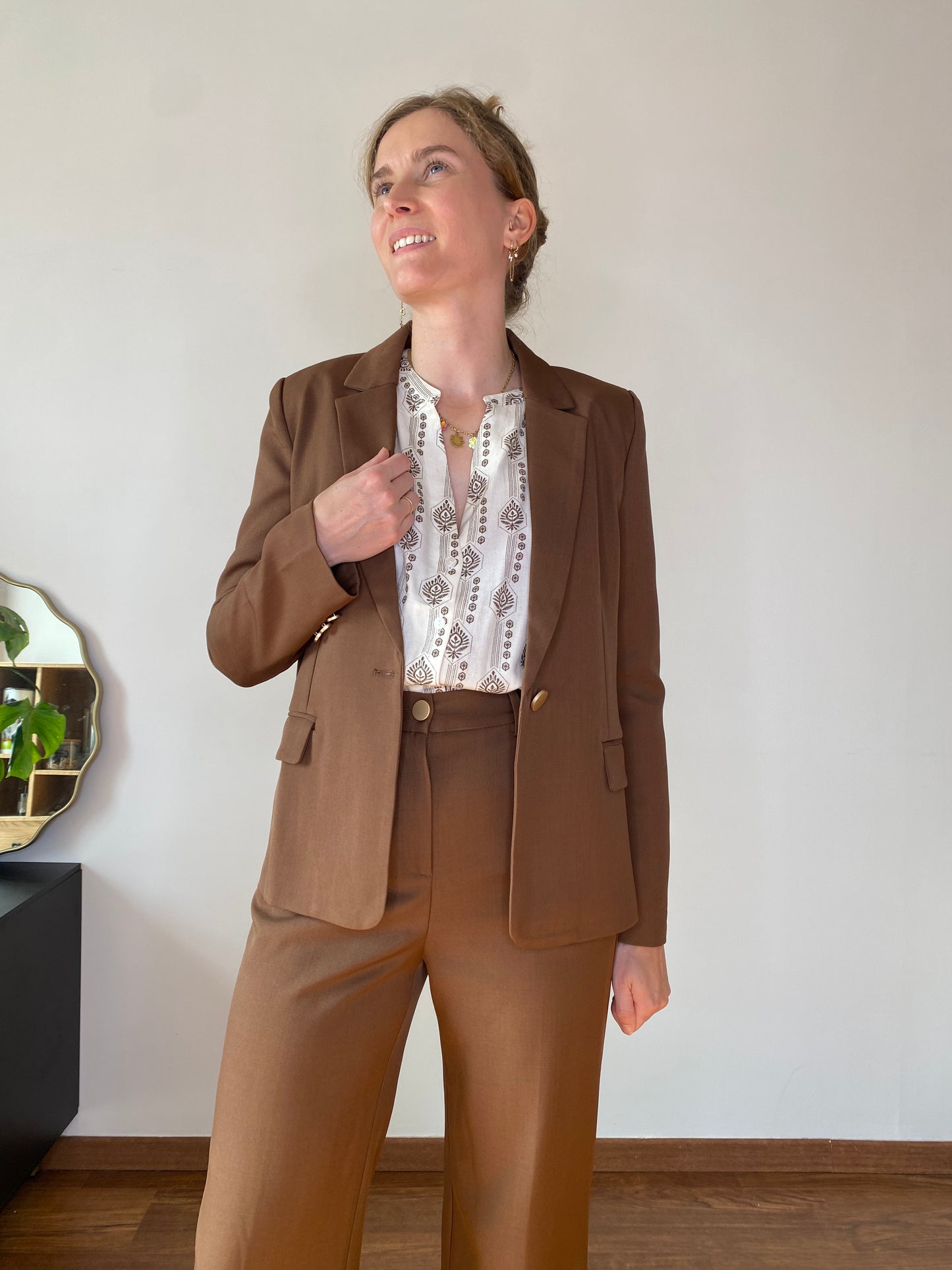 Blazer chocolat Ivy