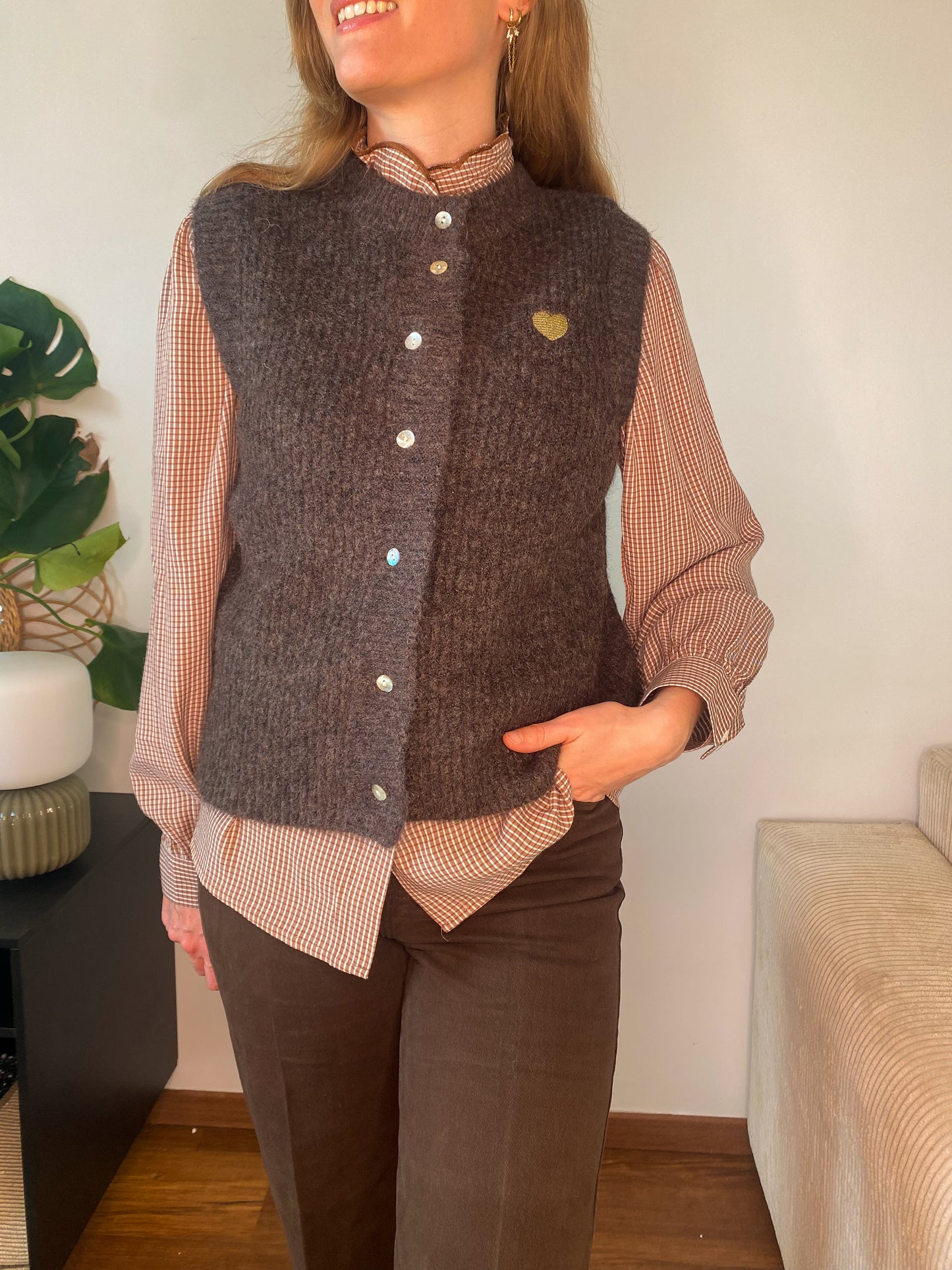 Chemise Ambre noisette