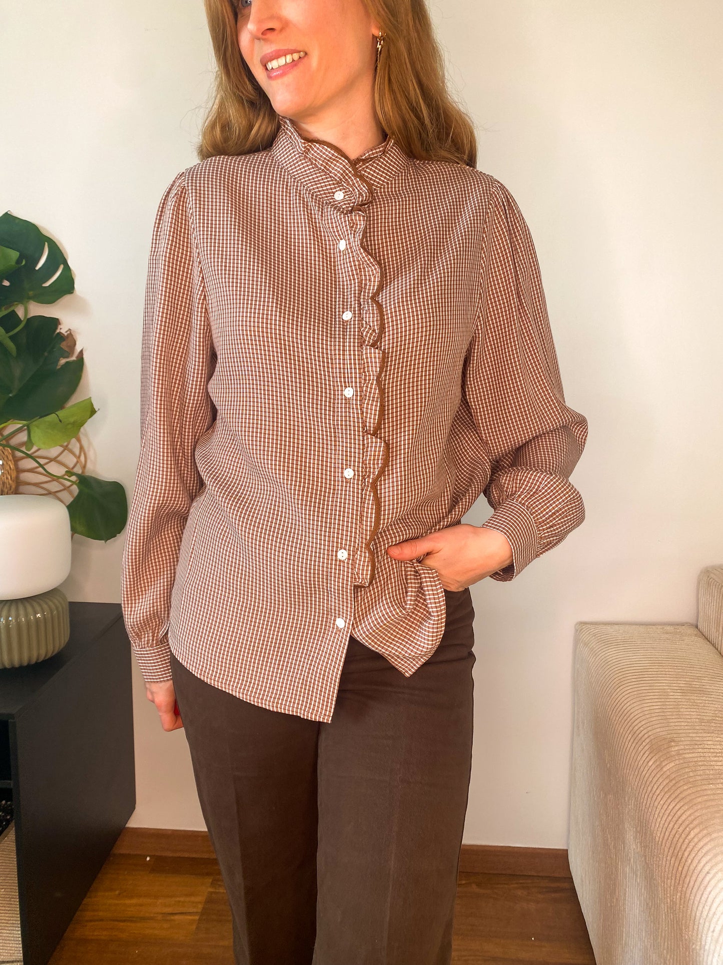 Chemise Ambre noisette