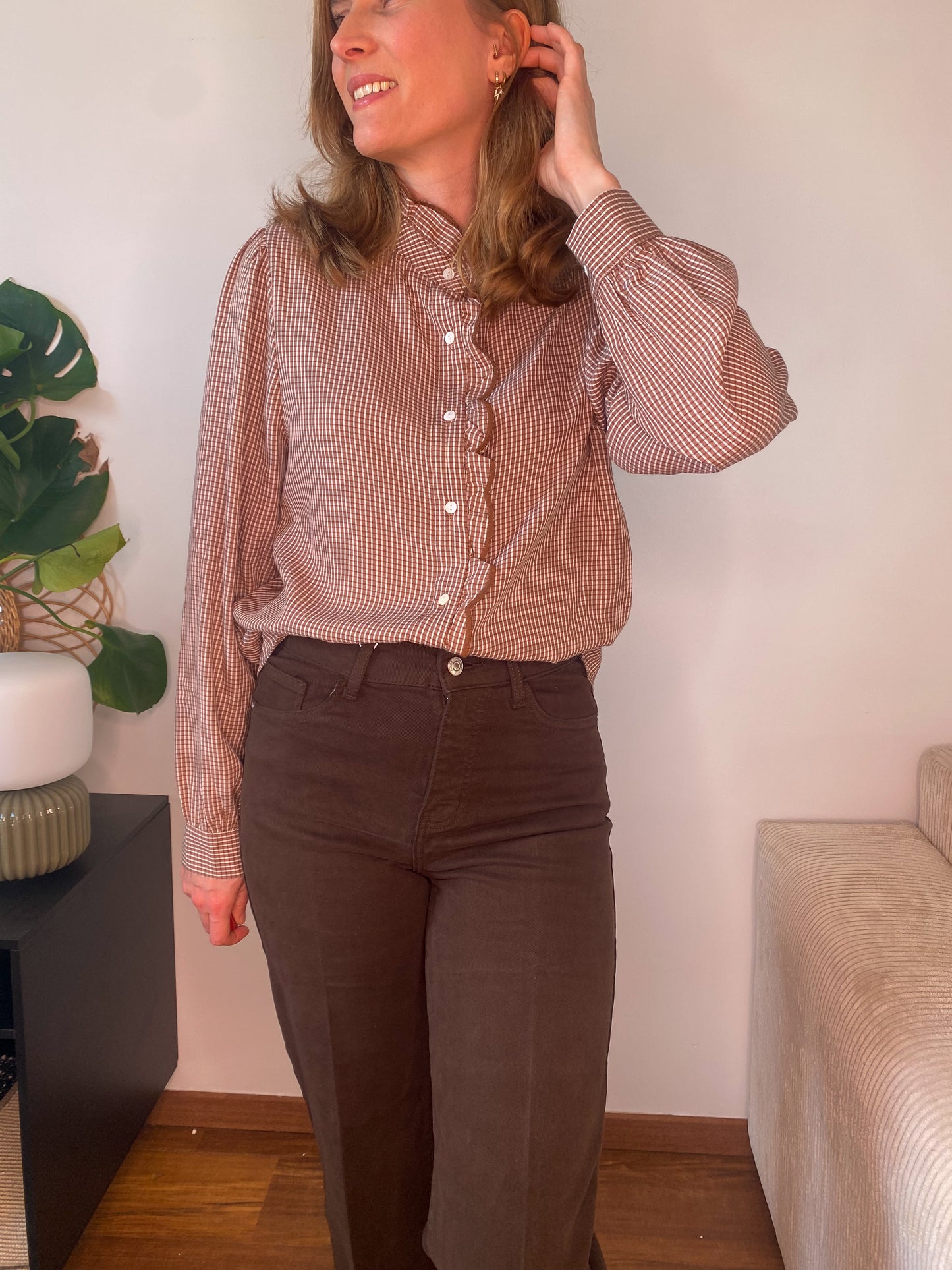 Chemise Ambre noisette