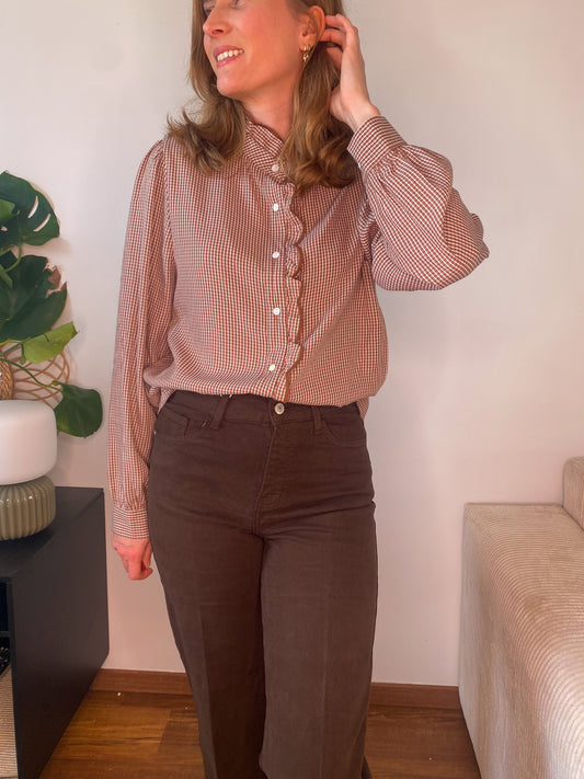 Chemise Ambre noisette