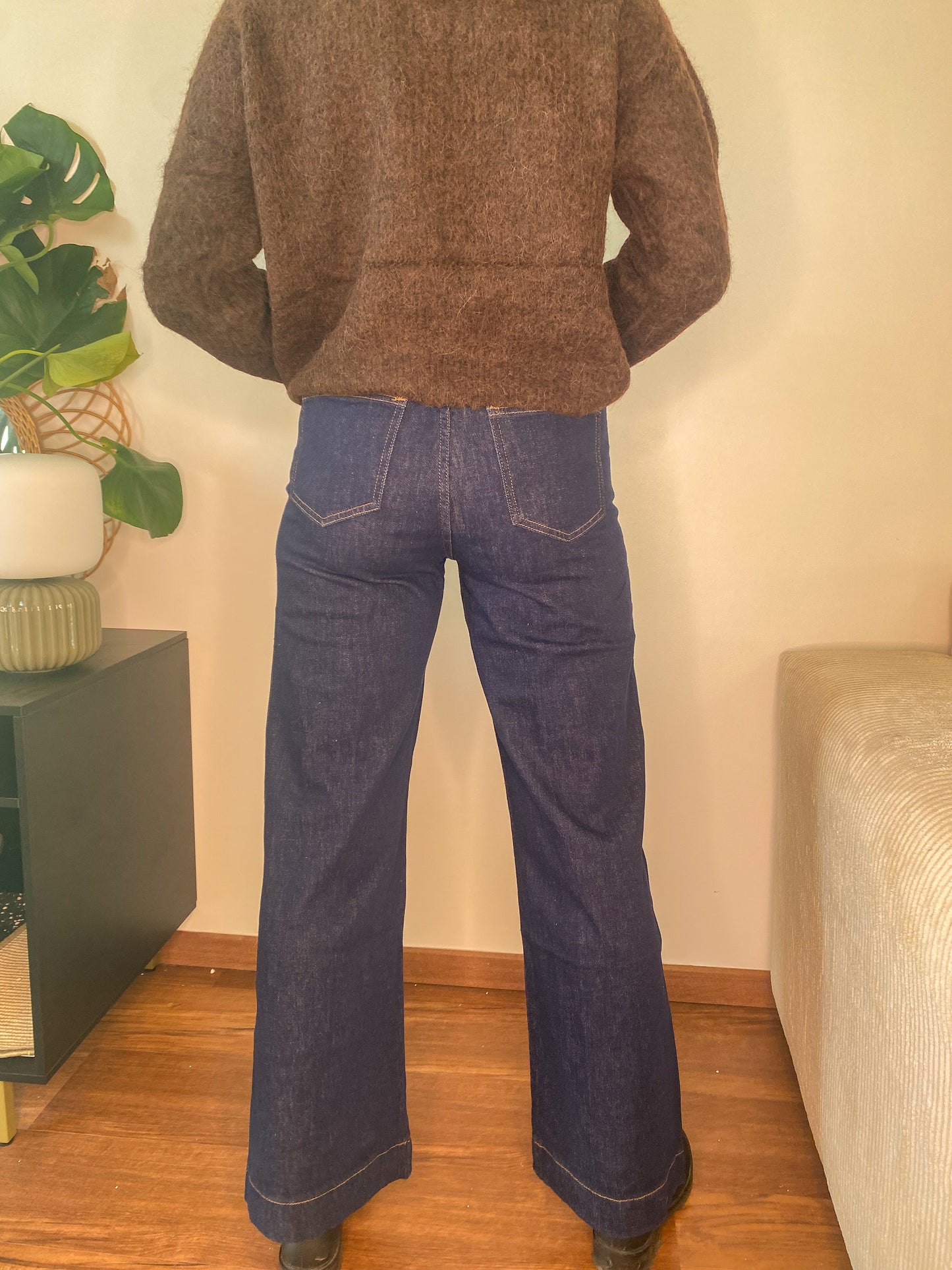 Jean Faustinette denim brut - Oraije