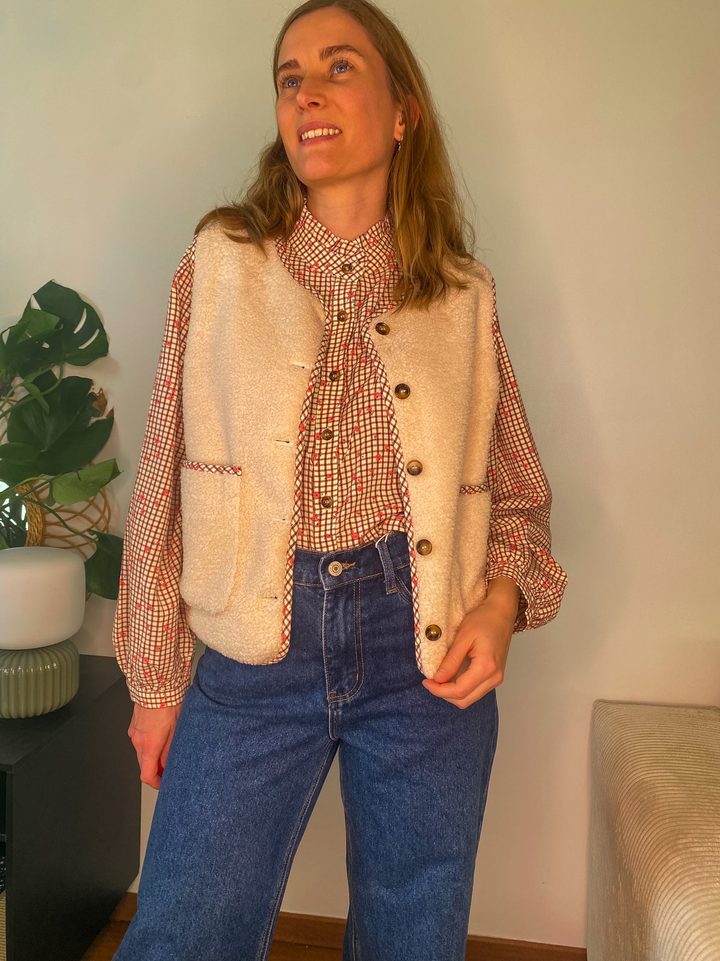 Blouse Therese bordeaux