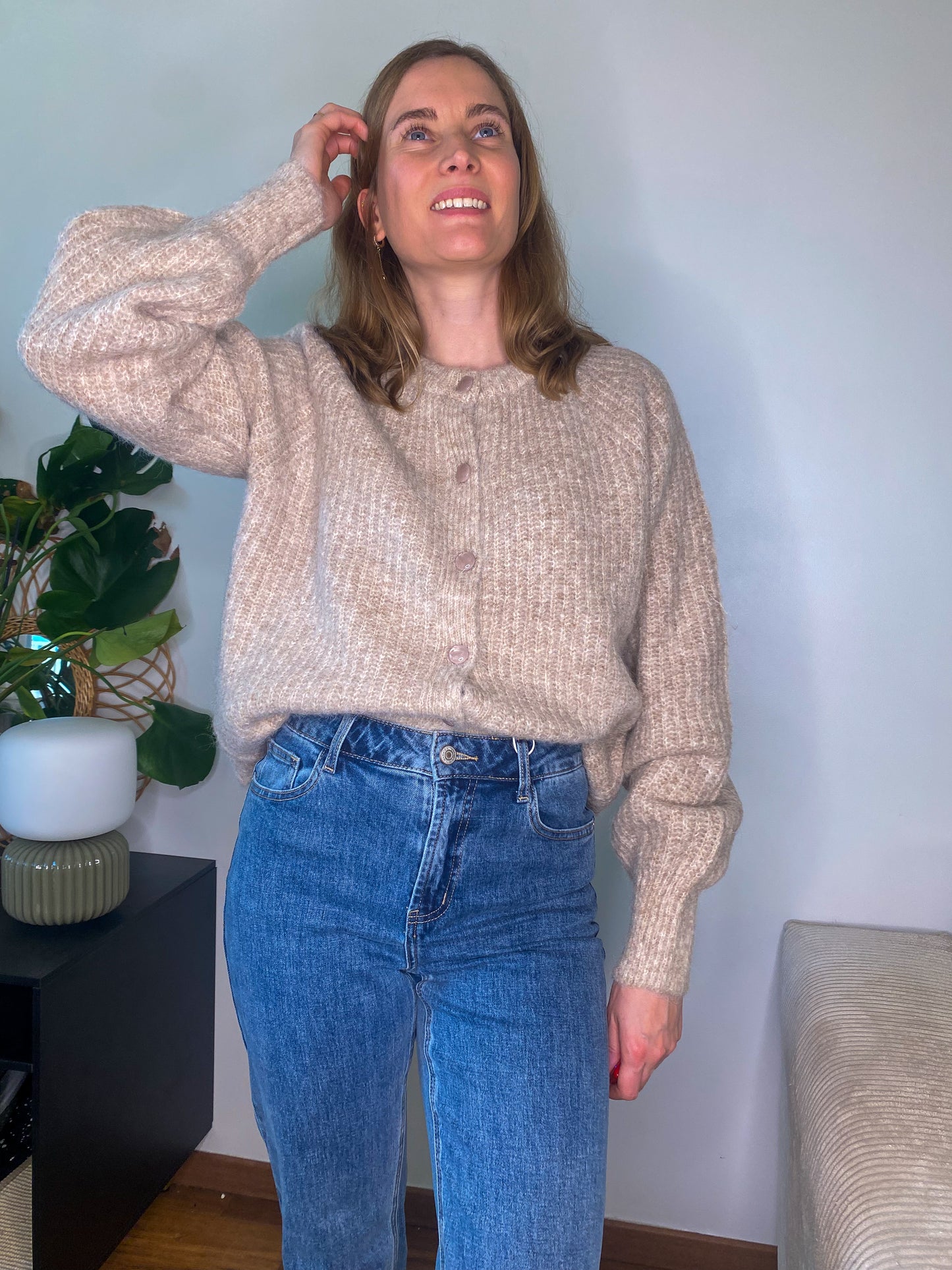 Gilet Emma beige laine