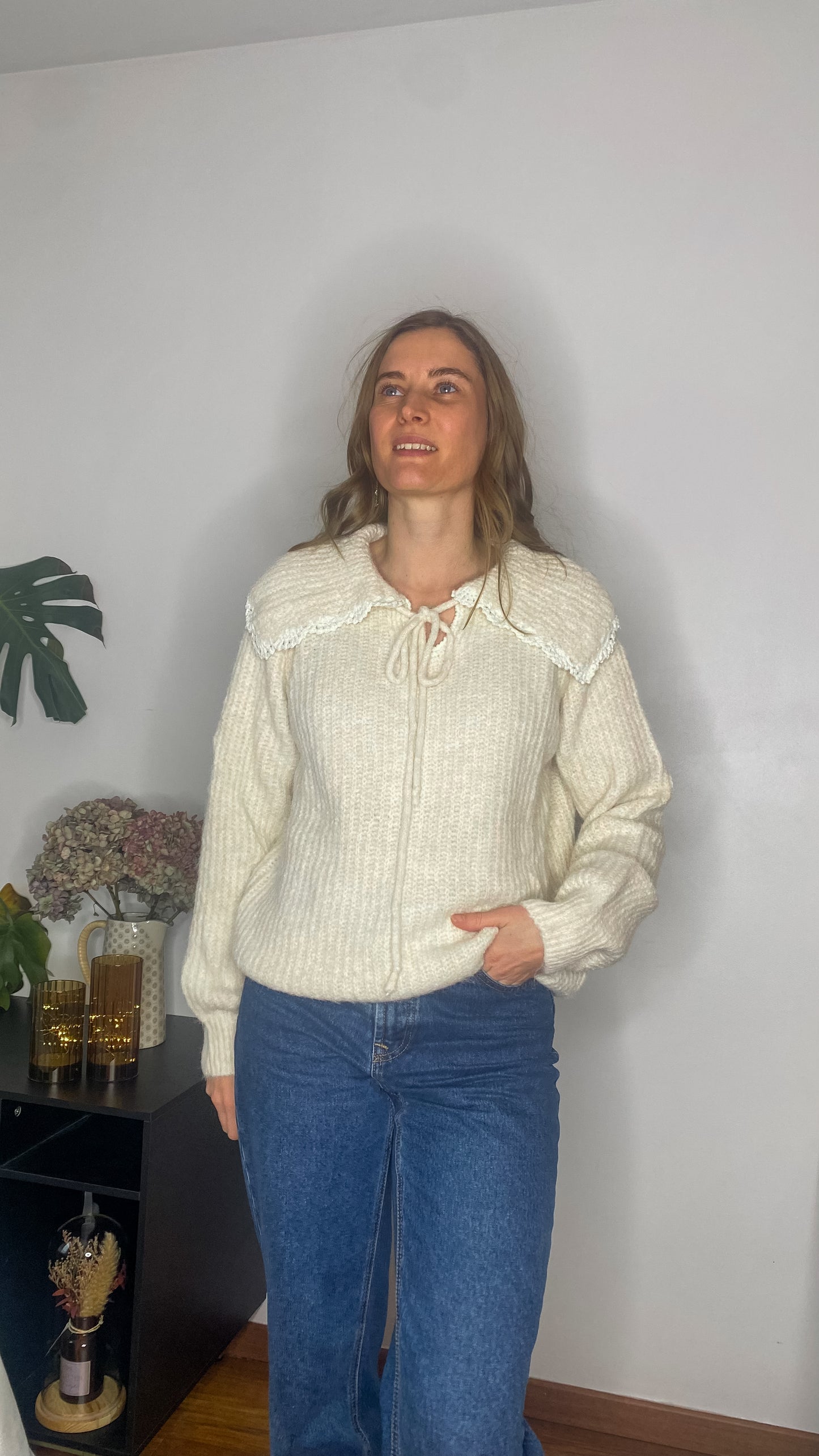 Pull Candide col beige