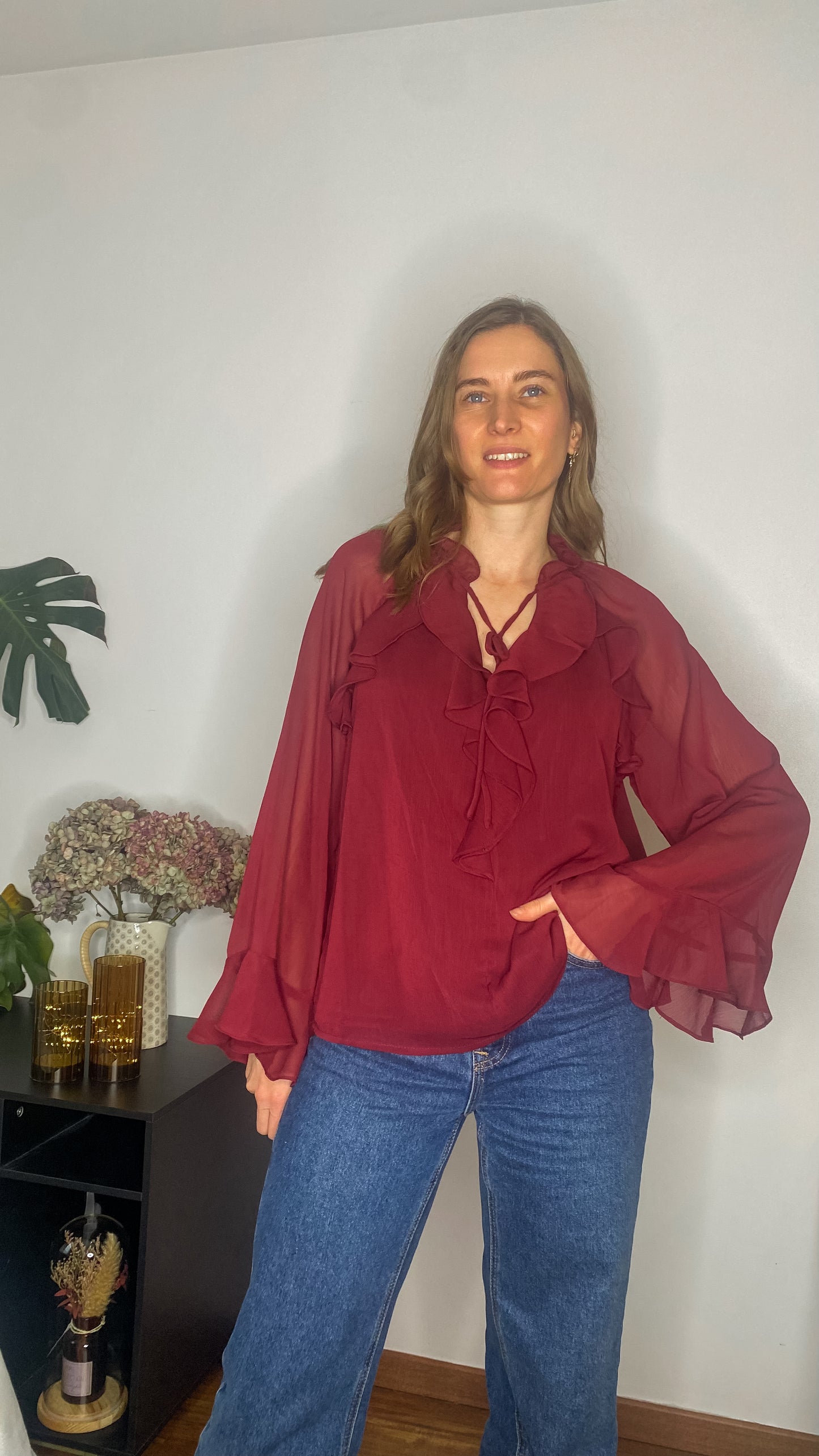 Blouse Aimée prune