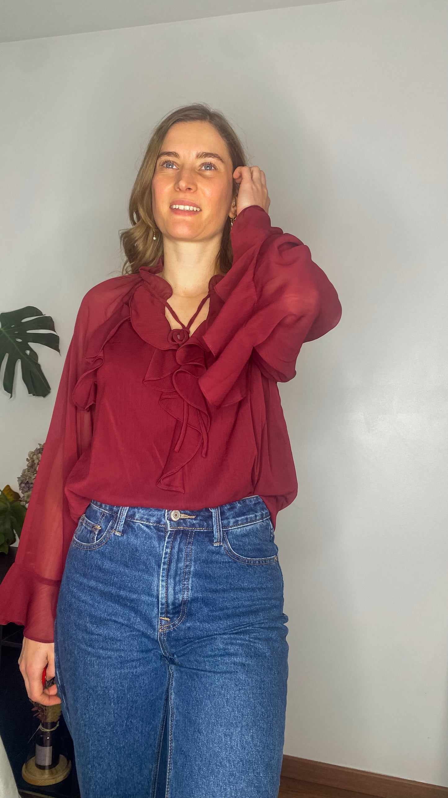 Blouse Aimée prune