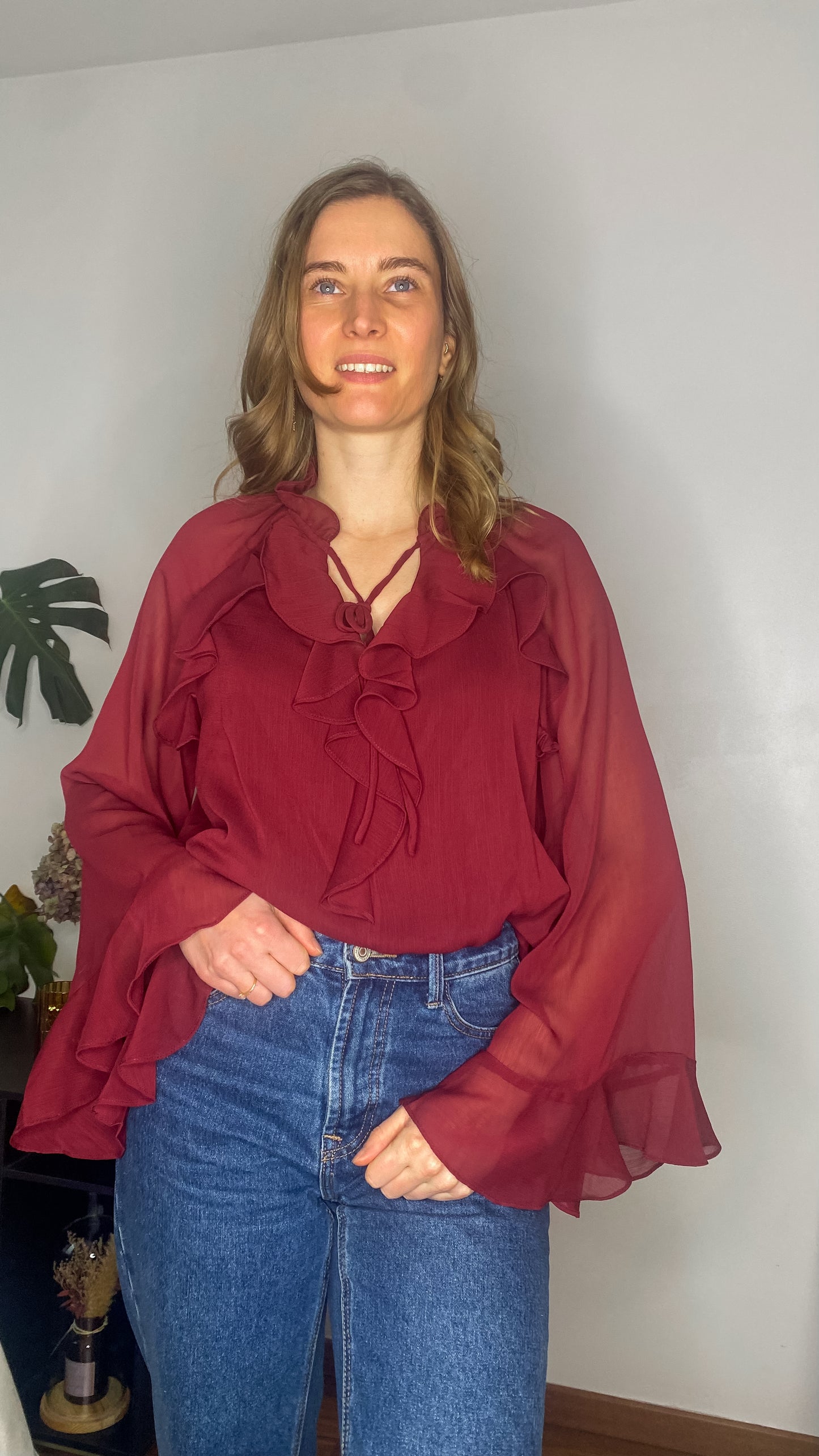 Blouse Aimée prune