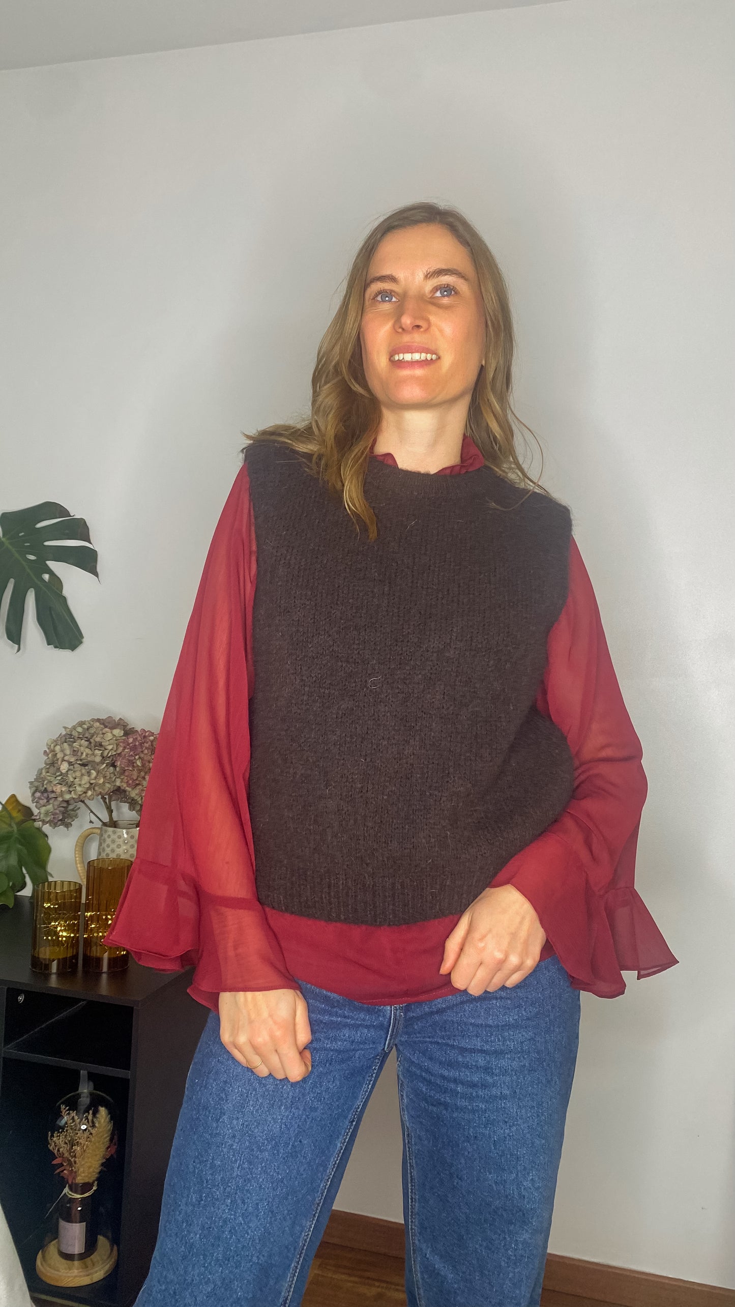 Blouse Aimée prune