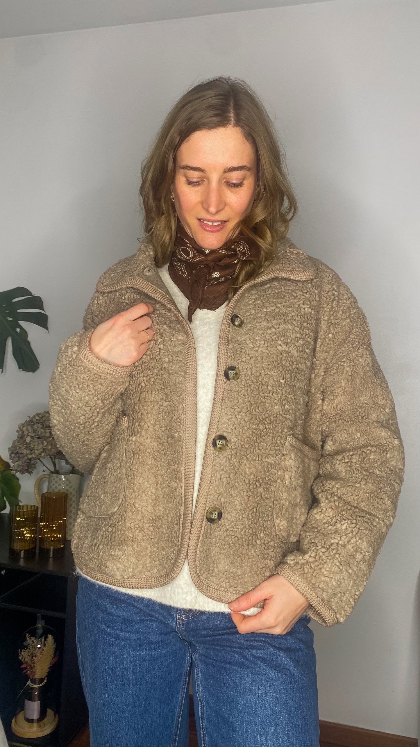 Veste Teddy Bear taupe