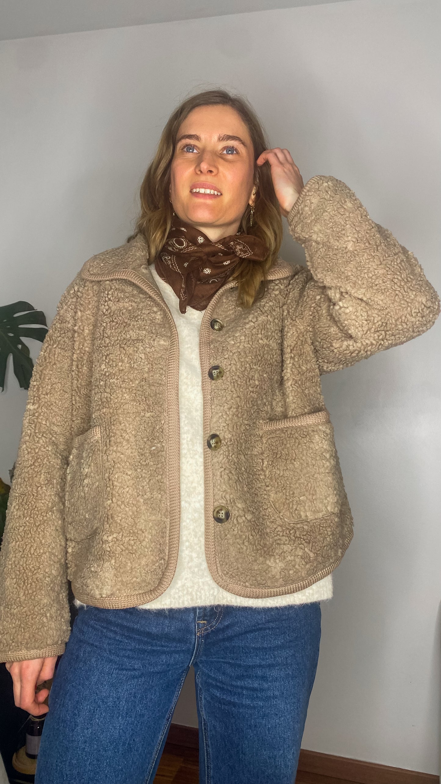 Veste Teddy Bear taupe