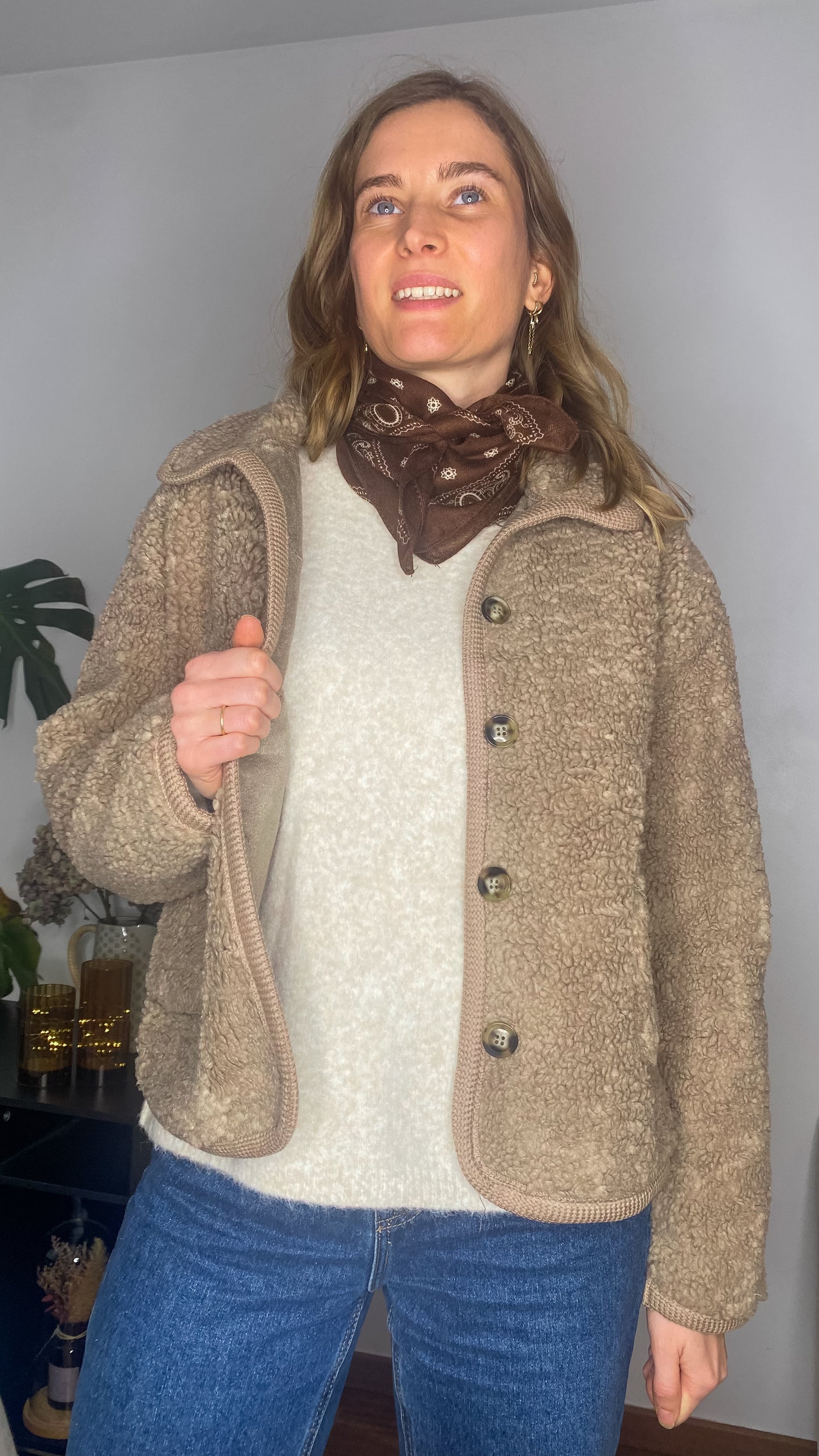 Veste Teddy Bear taupe