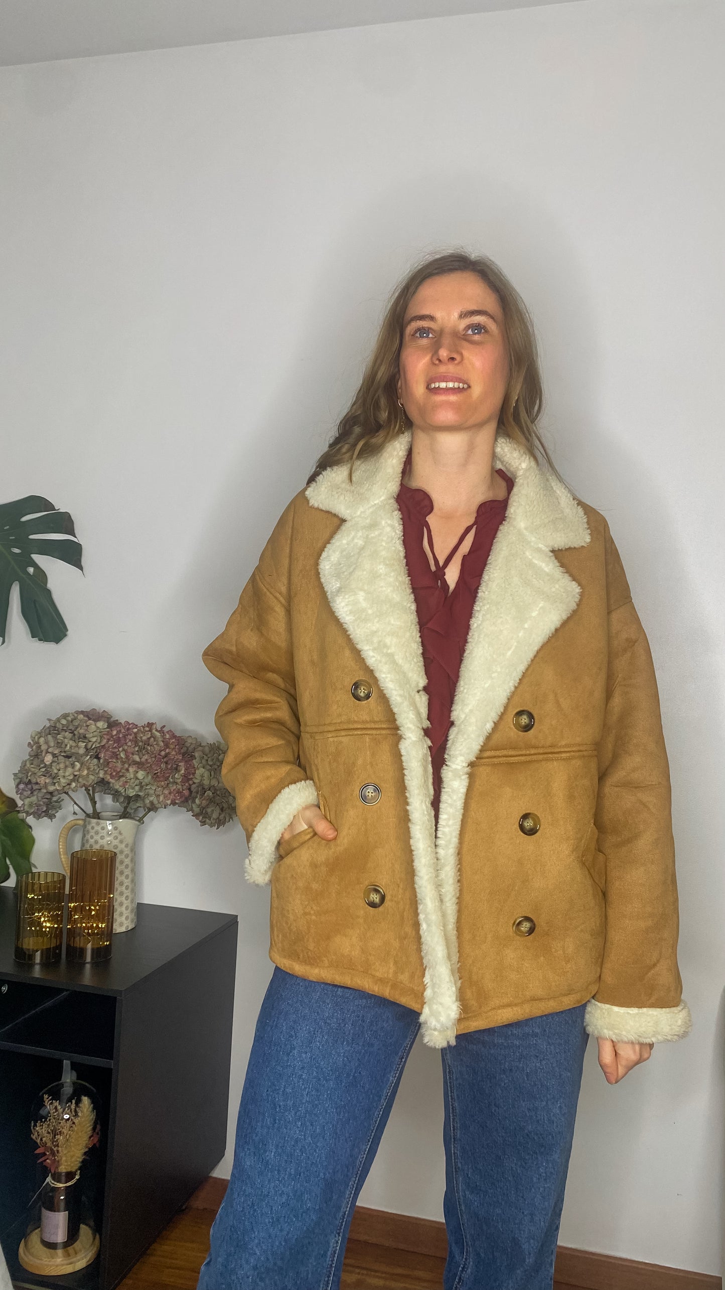 Manteau camel