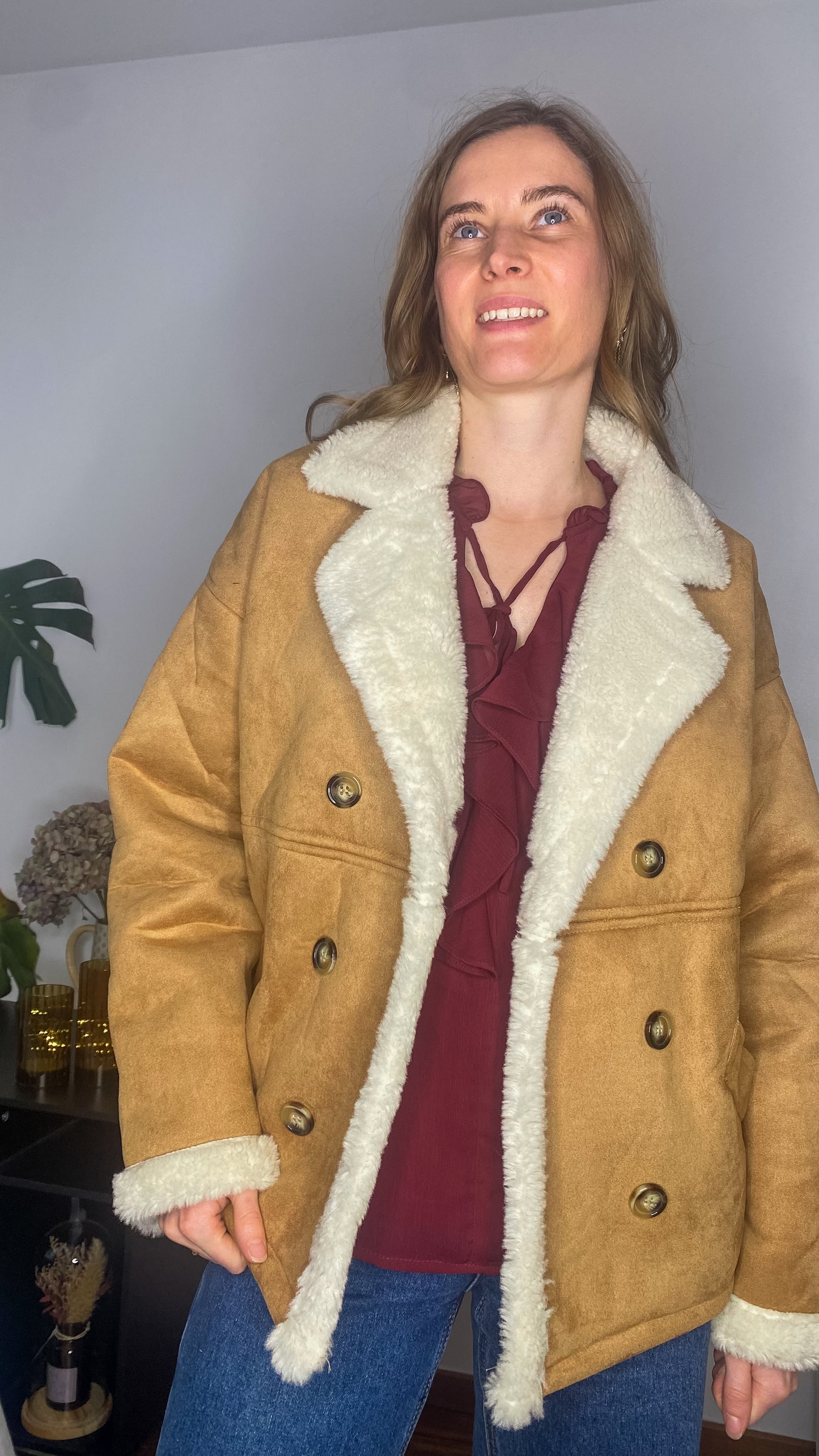 Manteau camel