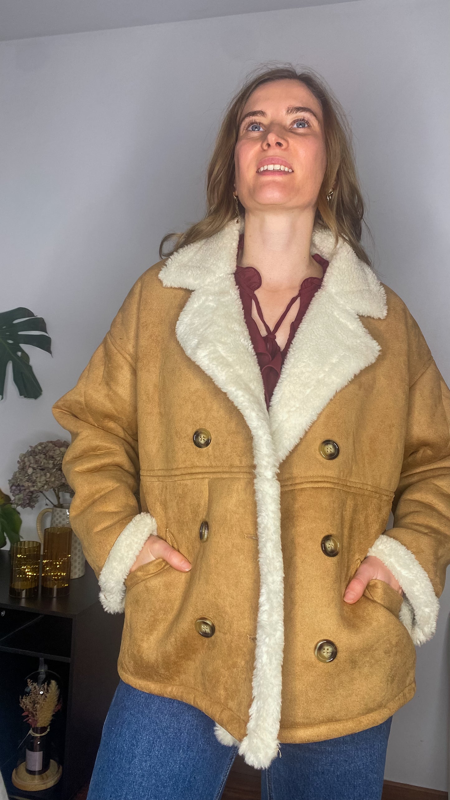 Manteau camel