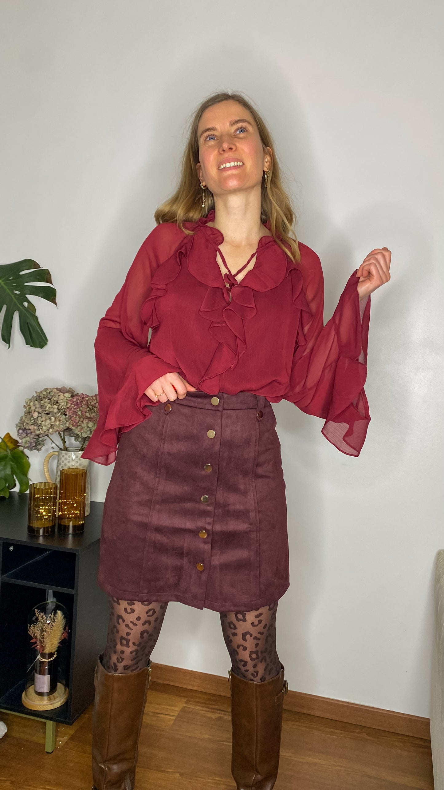 Blouse Aimée prune