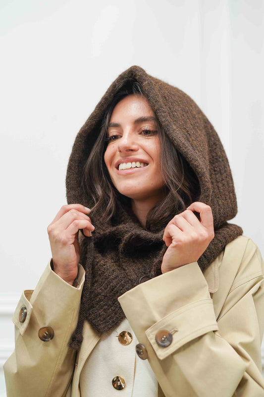 Cagoule Elisa marron