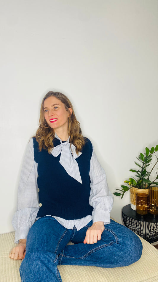 Chemise Garance bleue - Margothe